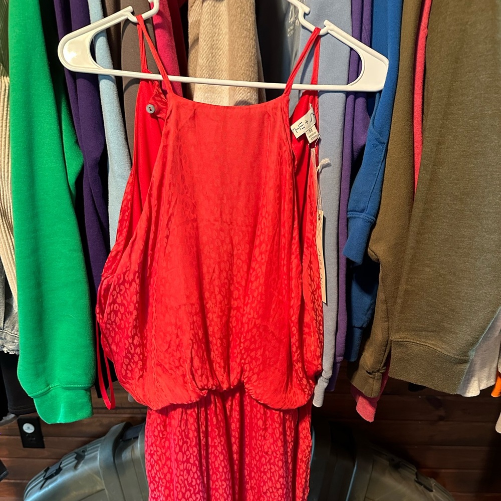 Cheetah Red Romper